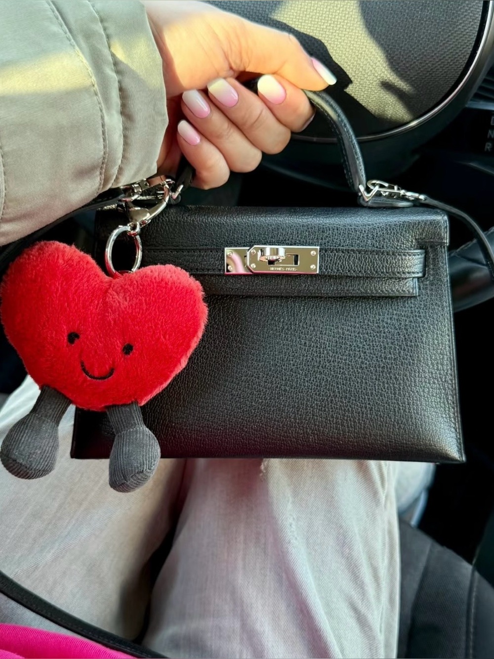 Jellycat Amuseables Heart Plush Bag Charm